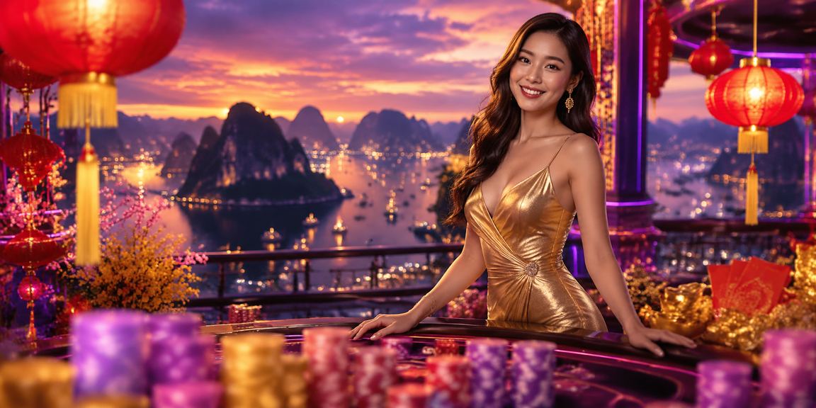 Không khí lễ hội sôi động tại vịnh Hạ Long với đèn lồng rực rỡ
