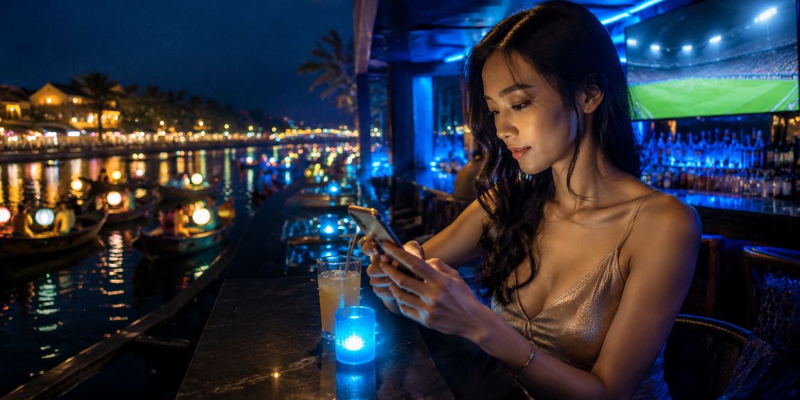 Không gian cá cược và giải trí sôi động tại Hội An về đêm
