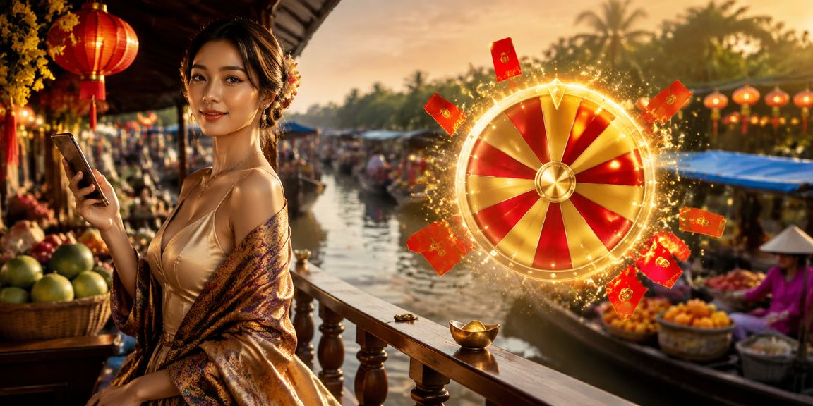 Không khí giải trí sôi động tại vùng sông nước Mekong với đèn lồng rực rỡ